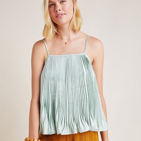 Anthropologie Tops - Anthropologie Guapa Pleated CamisoleTop (NWT)